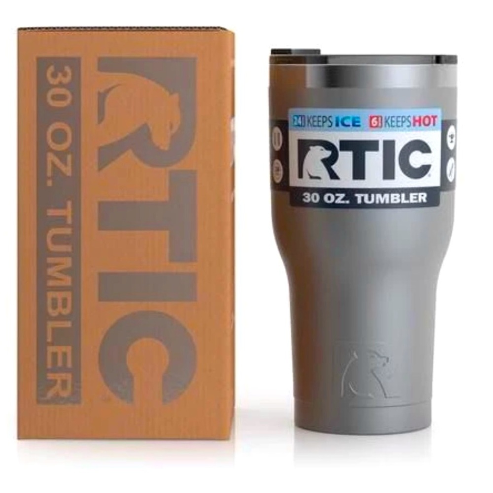 RTIC Tumbler, 30 oz Insulated Tumbler In Graphite